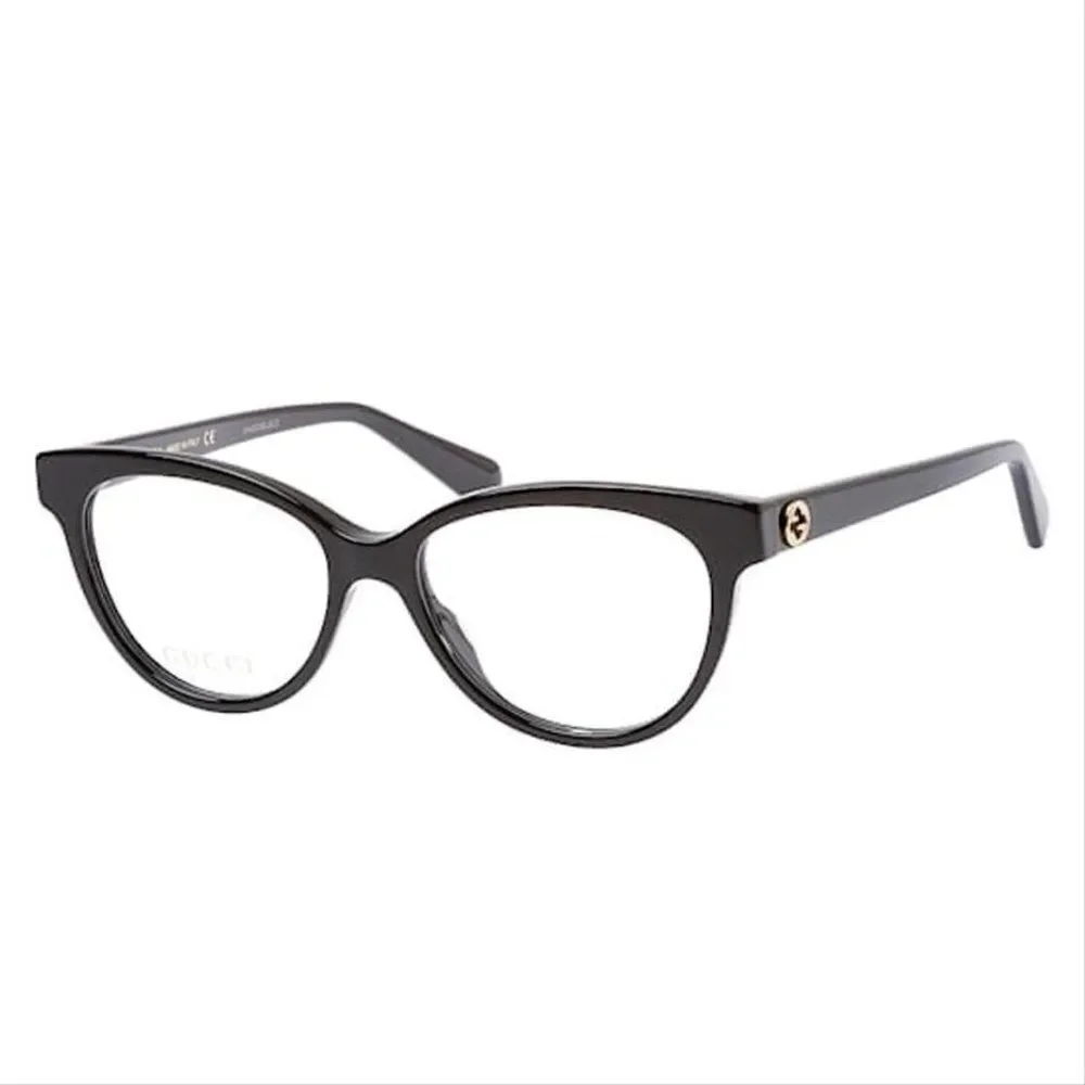 Gucci Logo Cat-Eye GG 0373O Eyeglasses 001 Black